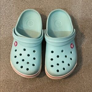 CROCS Kids Light Blue Clogs